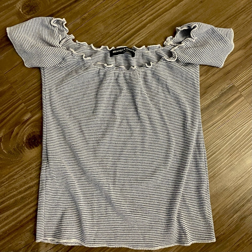 Striped crop top